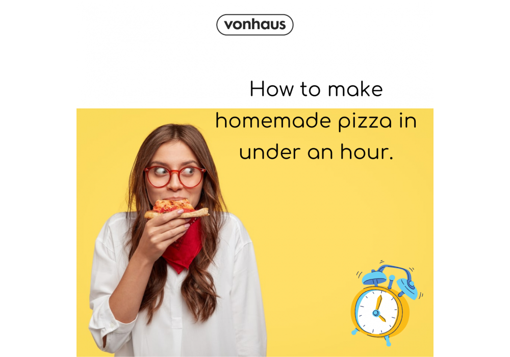 How to make tasty homemade pizza in under an hour