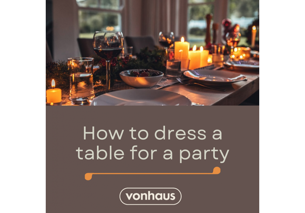 How to dress a table for a party