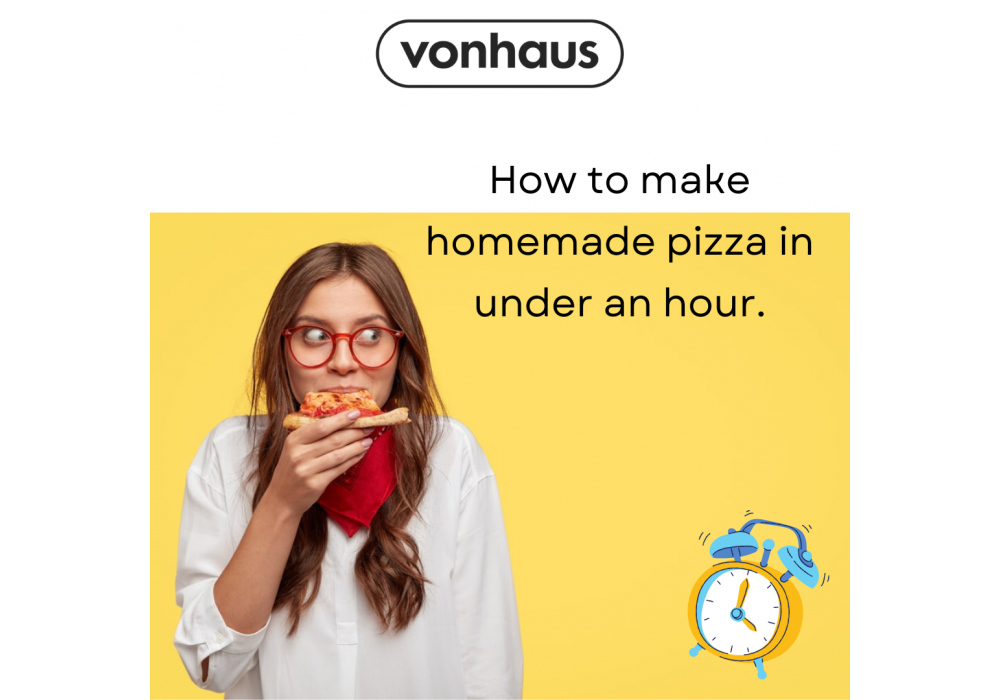 How to make tasty homemade pizza in under an hour