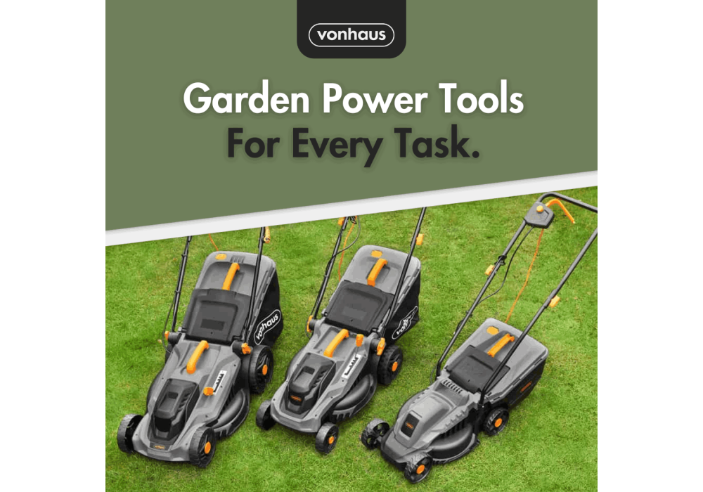 Vonhaus Lawn Mower Line Up