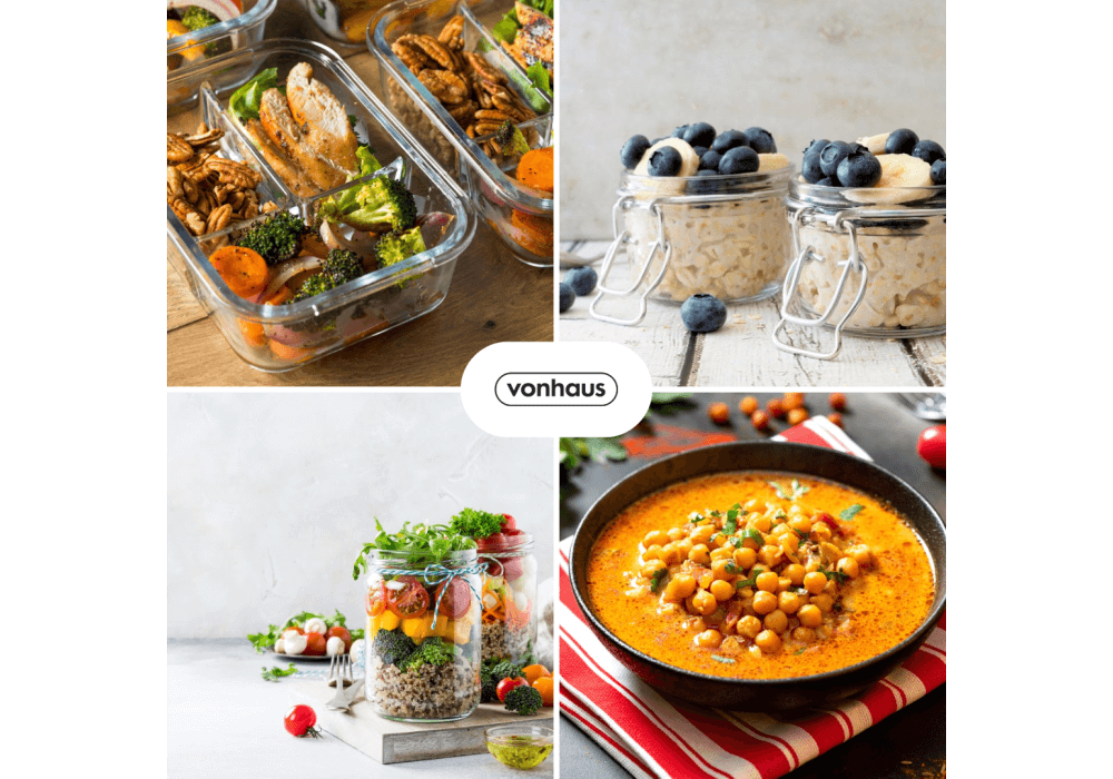 Meal prep collage