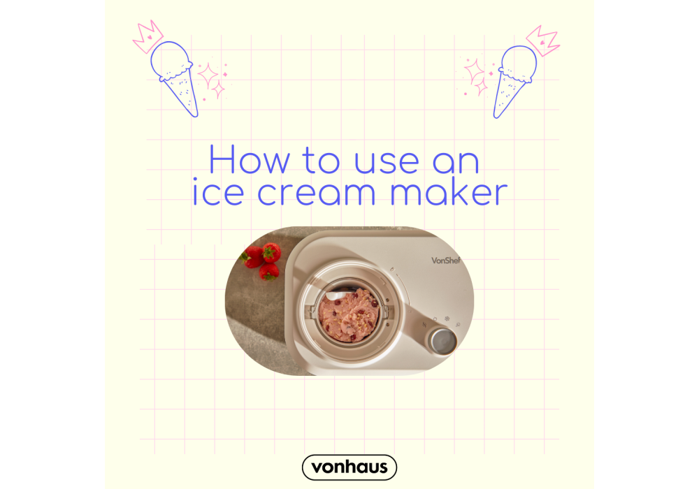Guide to using an ice cream maker