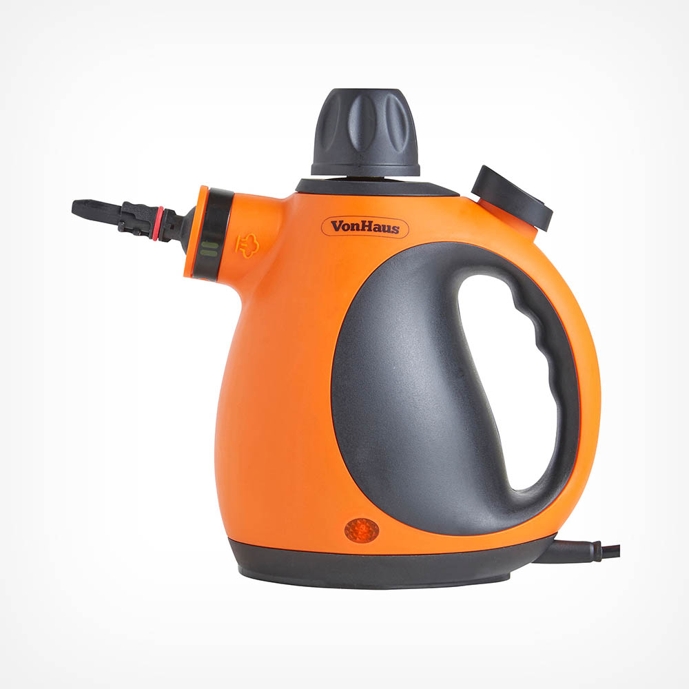 VonHaus Handheld Steam Cleaner gray,orange