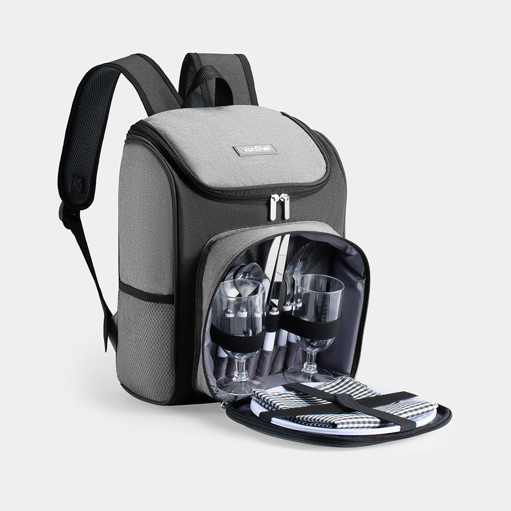 White picnic backpack new arrivals