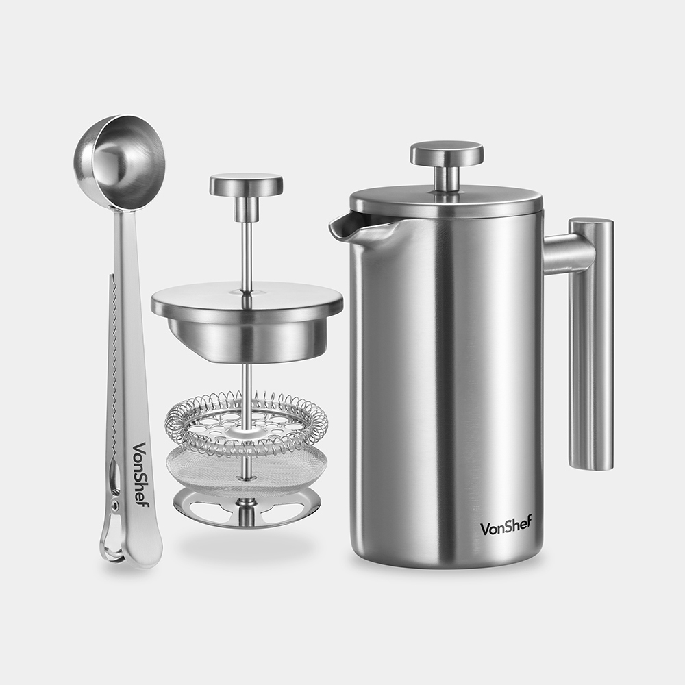 Stainless steel french press discount