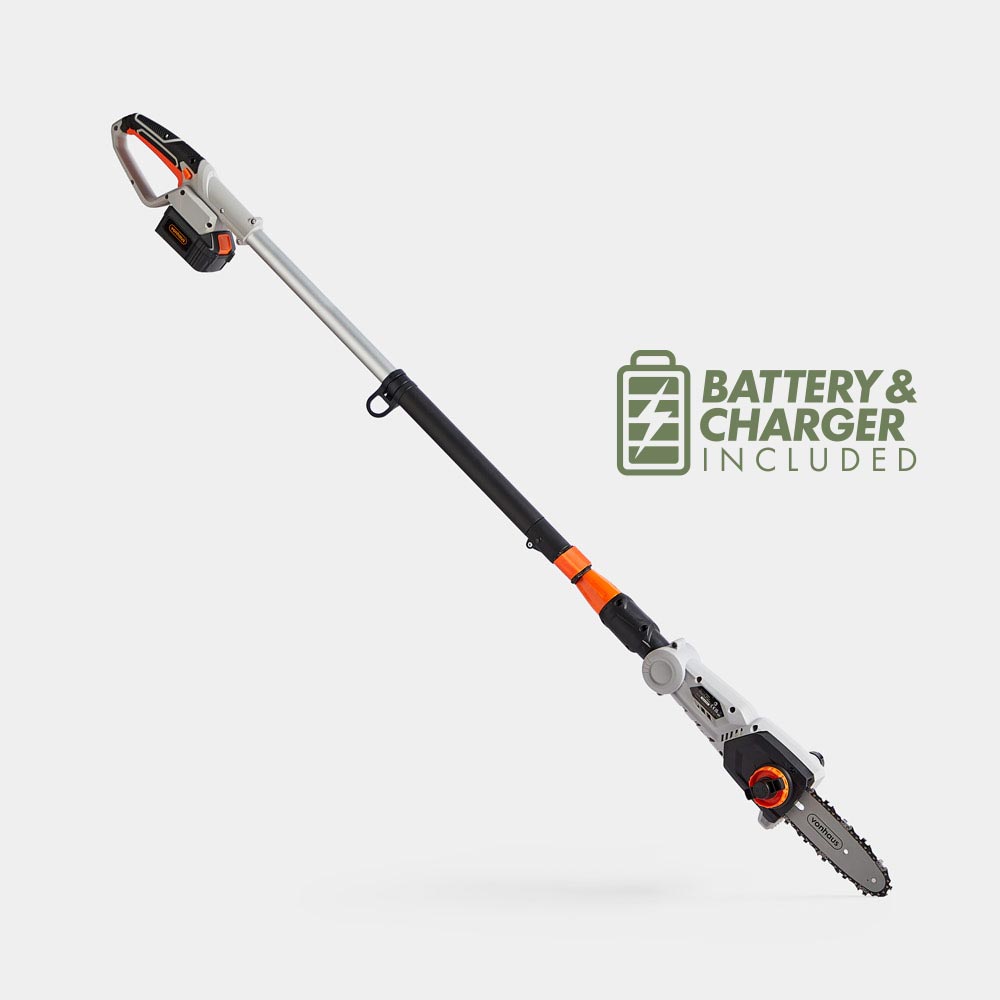 Cordless Pole Hedge Trimmer Garden Tools VonHaus