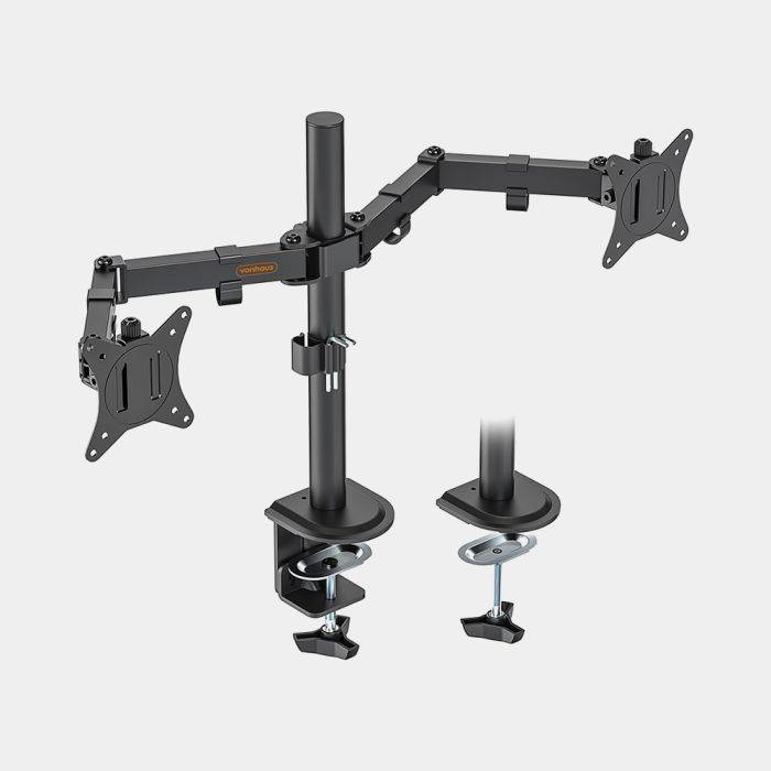 Double Arm Monitor Desk Mount