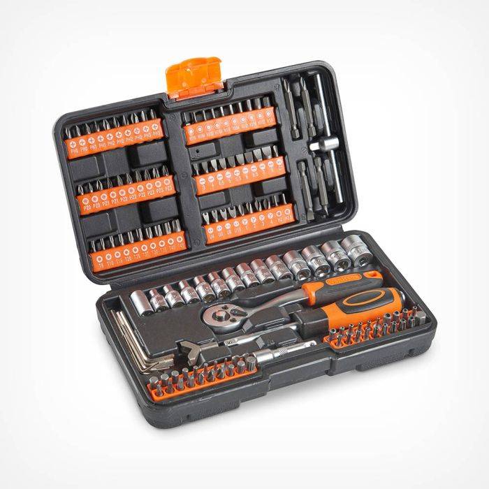 130pc Socket Bit Set VonHaus