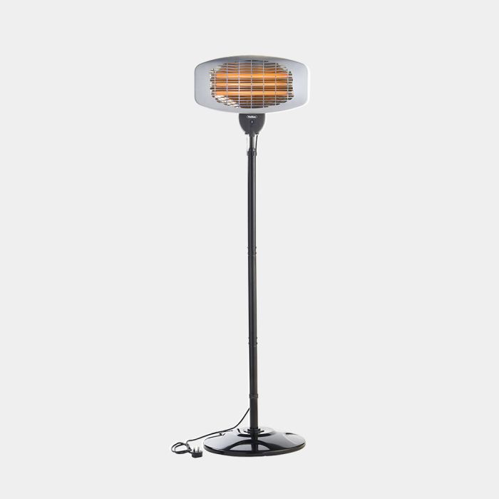 Free Standing Outdoor Patio Heater - Parasol Mountable Electric Patio Heater