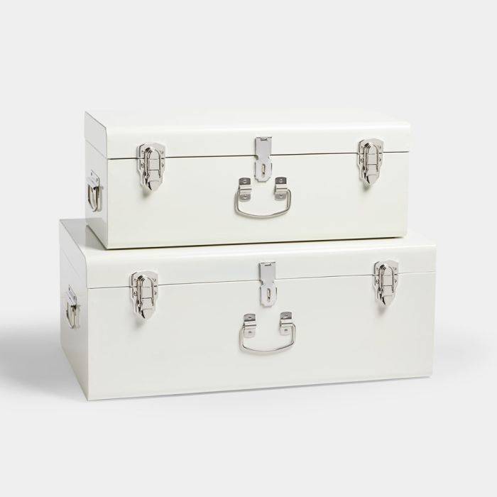 Metal storage trunk on sale next