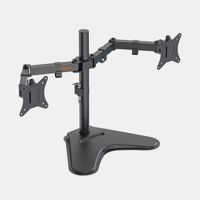 Dual Monitor Mount With Desk Stand, Black