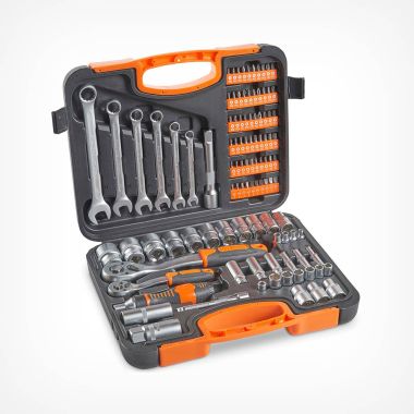 VonHaus Socket, Spanner & Screwdriver Tool Set