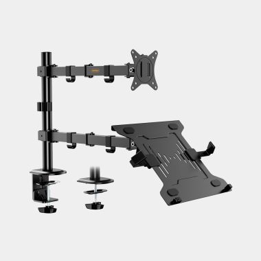 Monitor Mount with laptop holder