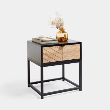 Dalton 1 Drawer Side Table 