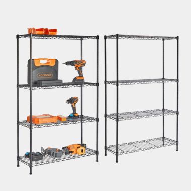 4-tier Wire Shelving Units x 2