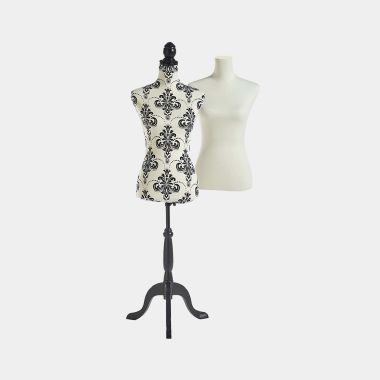 White & Damask Mannequin