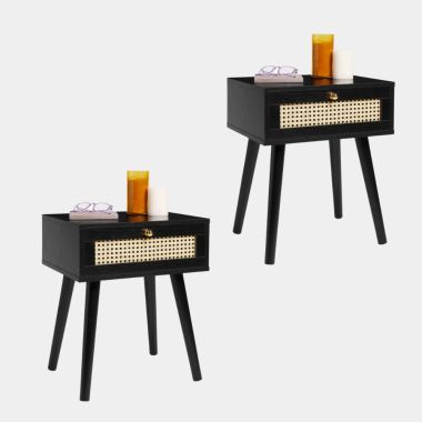 Whitworth Cane 1 Drawer Side Table