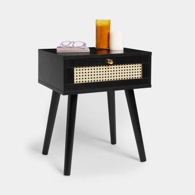 Whitworth Cane 1 Drawer Side Table