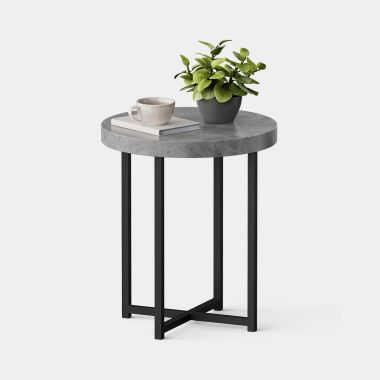 Concrete Effect Side Table