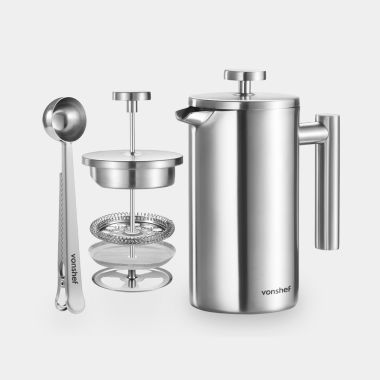 Double Wall Cafetiere With Plunger - Set