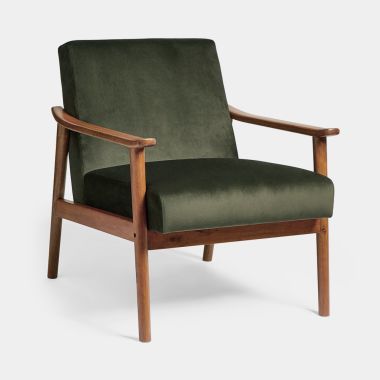 Green Modern Living Room Wooden Chair