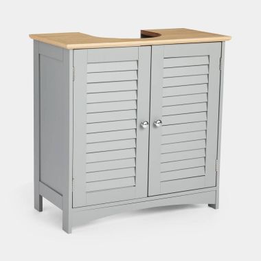 Grey Under Sink Bathroom Cabinet