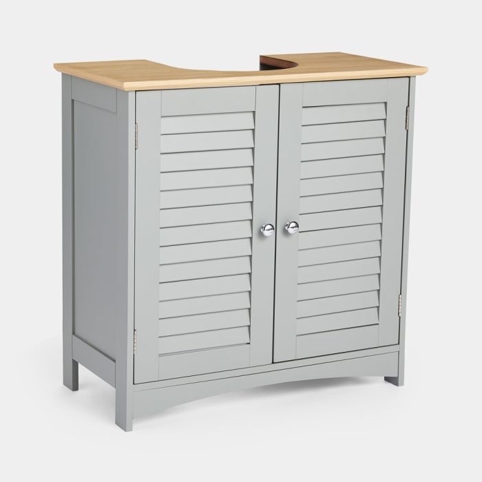 Under Basin Cabinet Bathroom Furniture Storage VonHaus