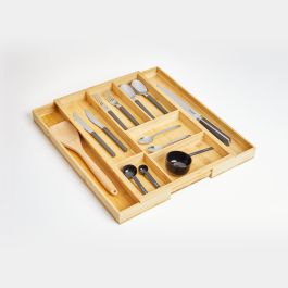 Extendable Bamboo Cutlery Tray