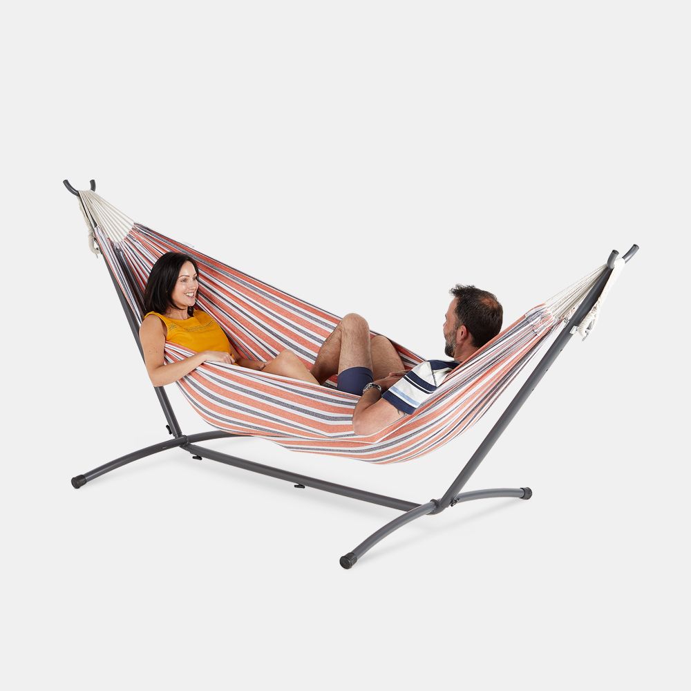 Vonhaus hammock with metal frame sales