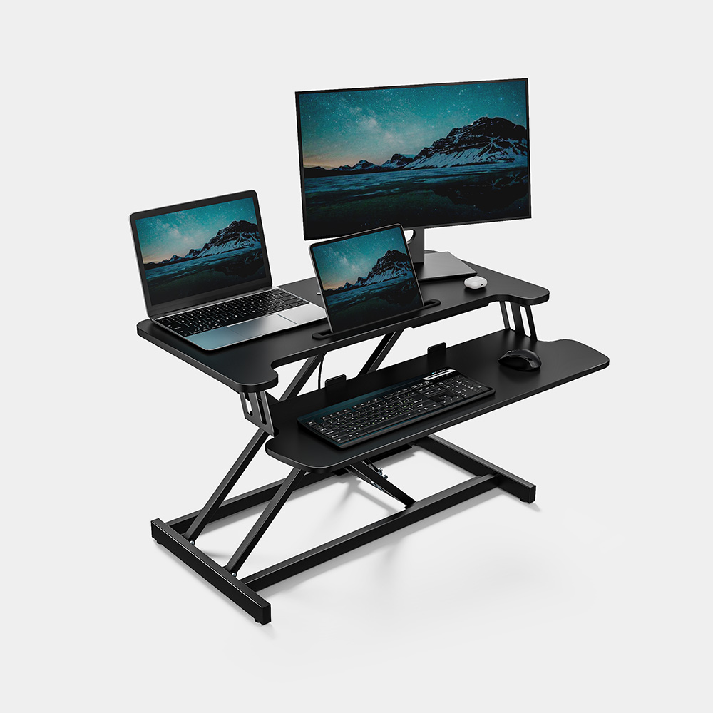 Tabletop standing desk converter discount