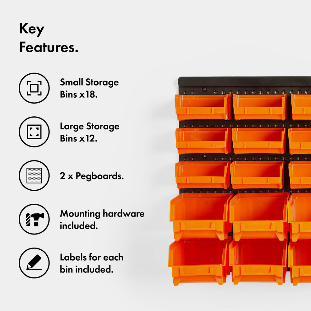 Storage DIY Bins Features