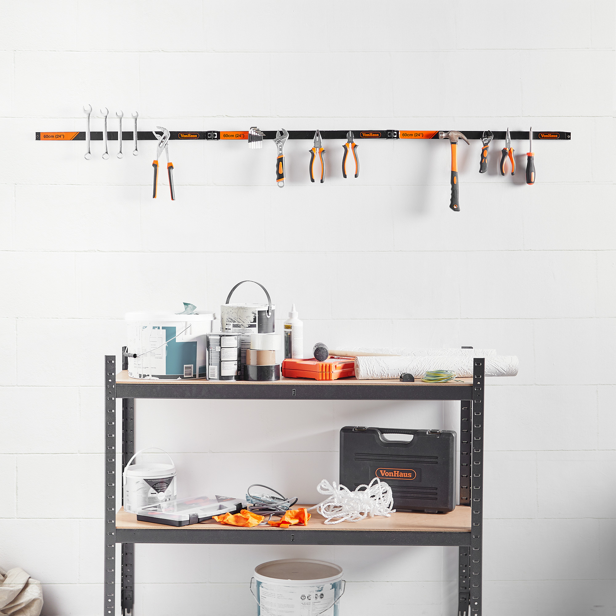 VonHaus 60cm Magnetic Tool Holders