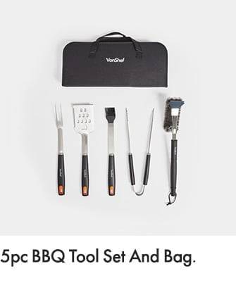 5pc BBQ Tool Set