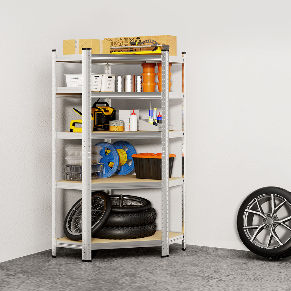 VonHaus Galvanised Garage Storage Corner Racking