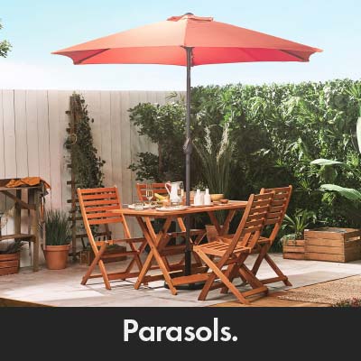 Garden Banana Parasols & Umbrellas | Vonhaus