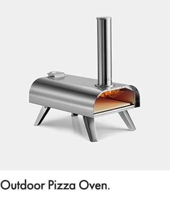 VonHaus Silver Outdoor Pizza Oven
