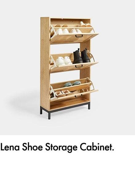 Lena Rattan Shoe Storage