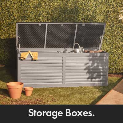 Garden Furniture Storage Boxes - Shop now at Vonhaus