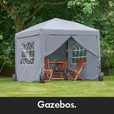 Gazebos with sides for sale UK | Vonhaus