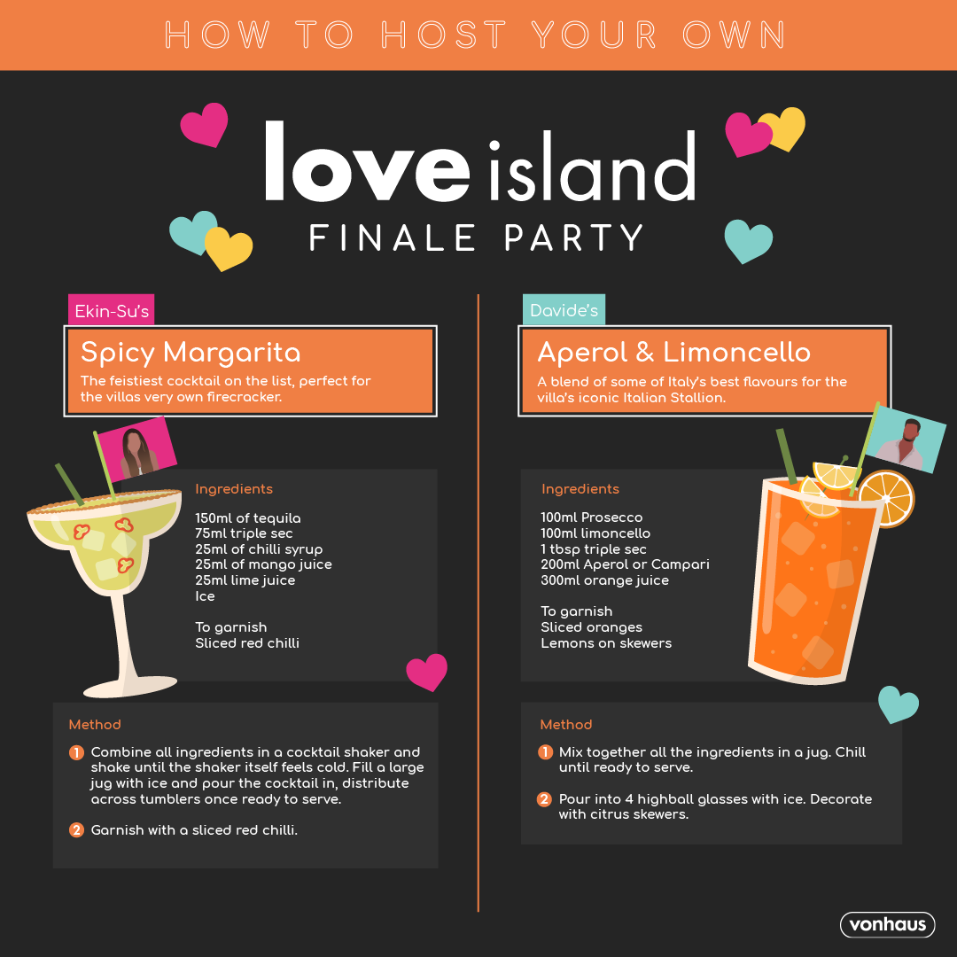 love island cocktails