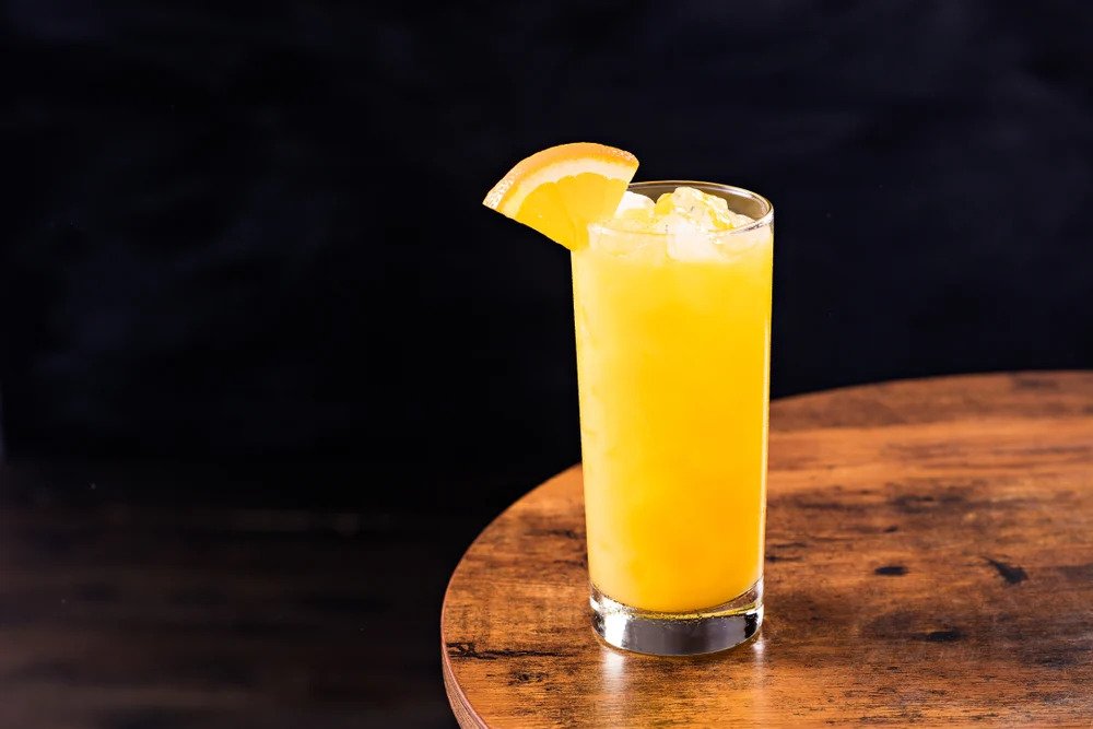 Bright orange Screwdriver cocktail