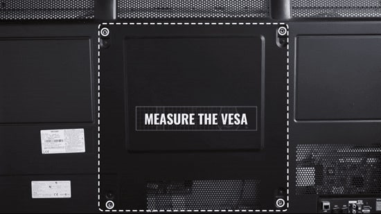 diagram for measuring tv vesa
